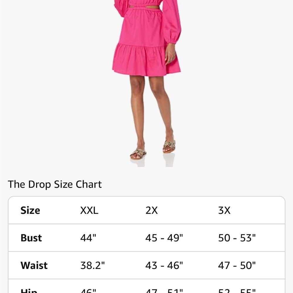 The drop Pink Long Sleeve Dress medium - Picture 4 of 4